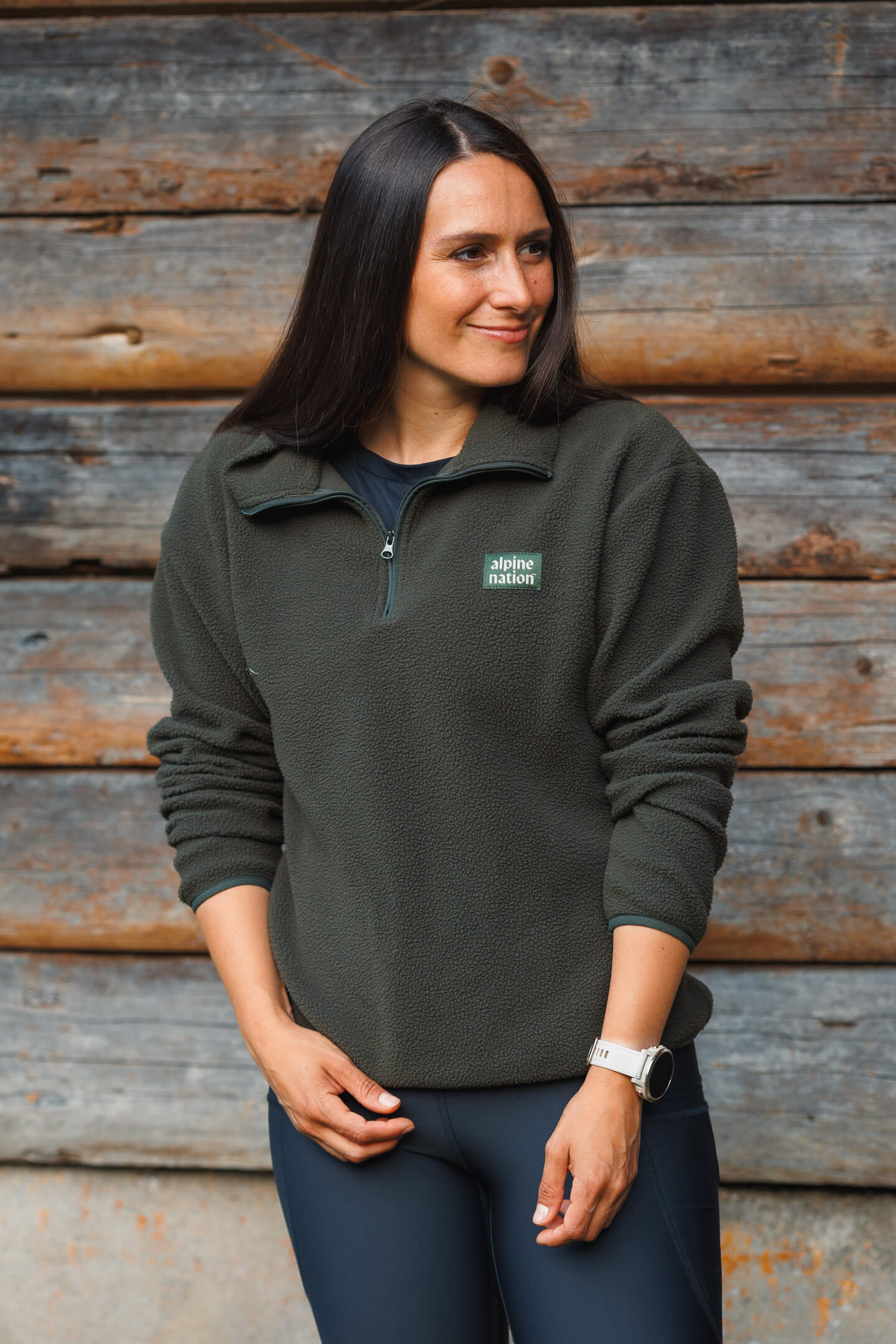 Atlas Fleece Sweater Moss Green – Alpine Nation Outdoor Clothing