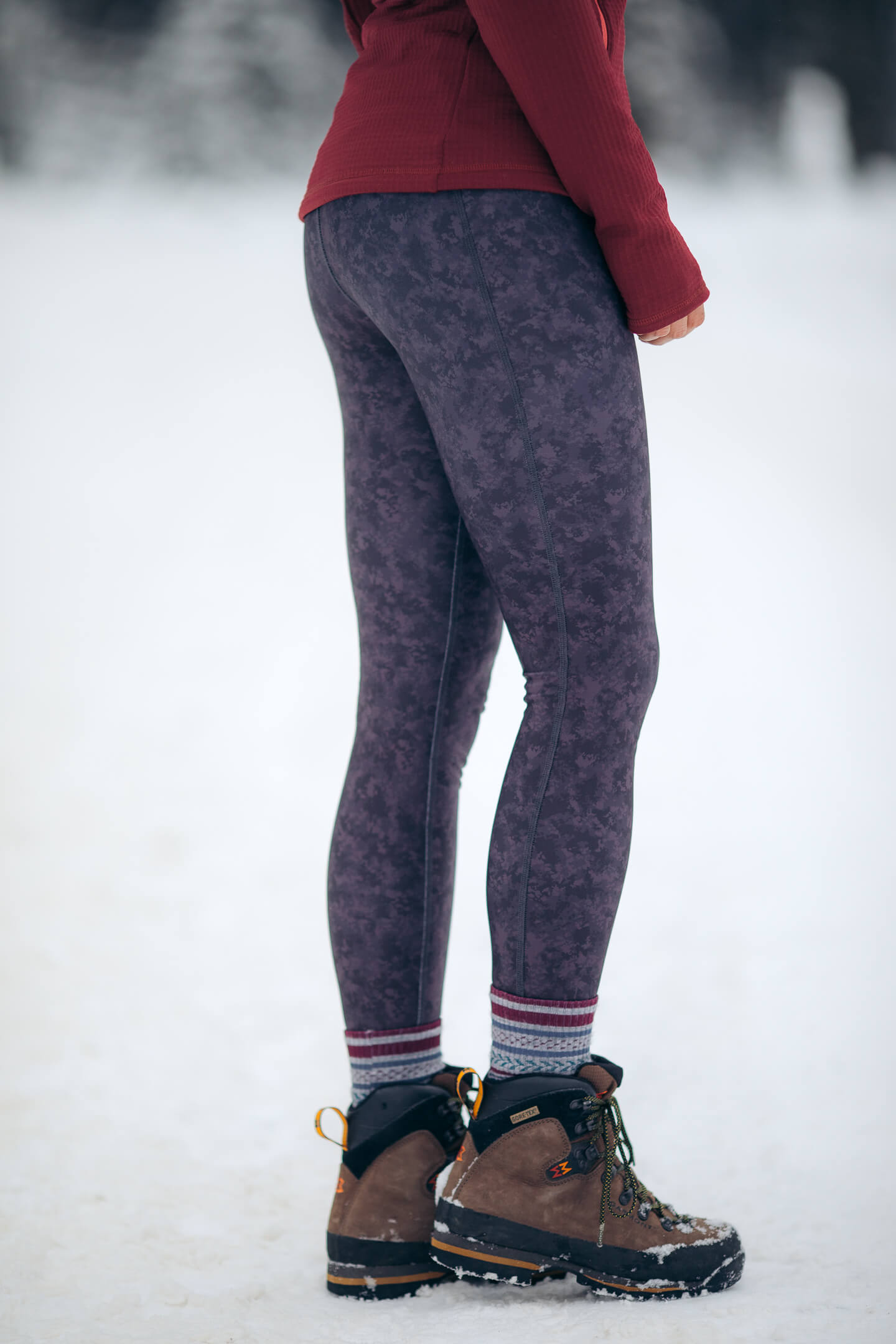 Pro Winter Leggings Frozen Night - Tall (+7cm) – Alpine Nation