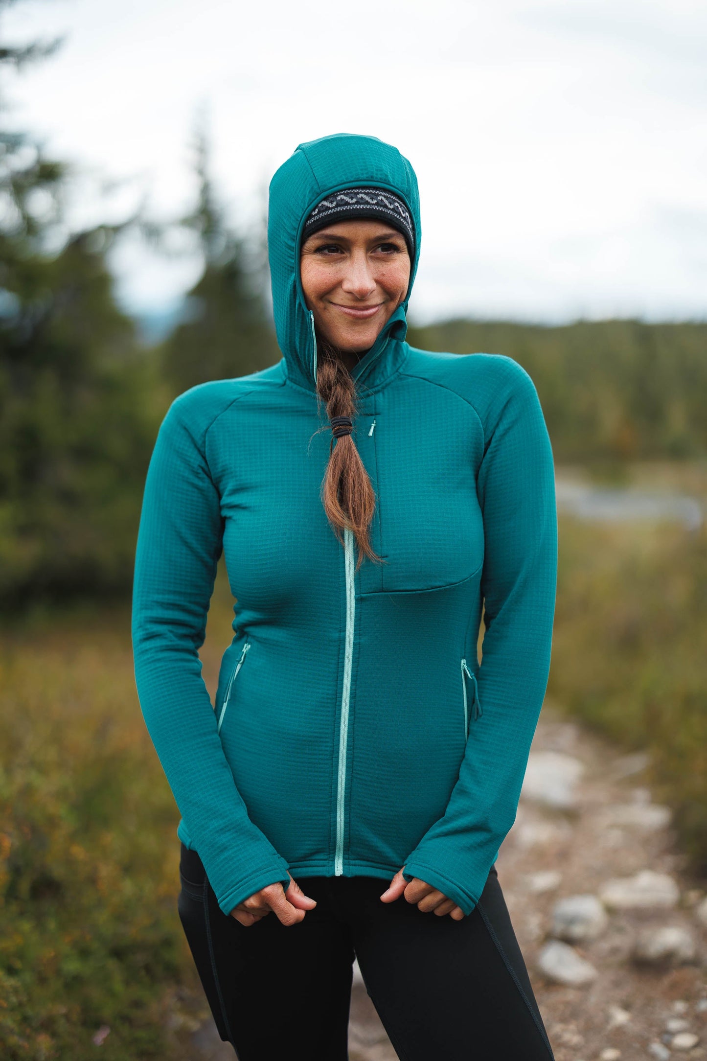 Pro Full-Zip Hoody AP1 Emerald Lake