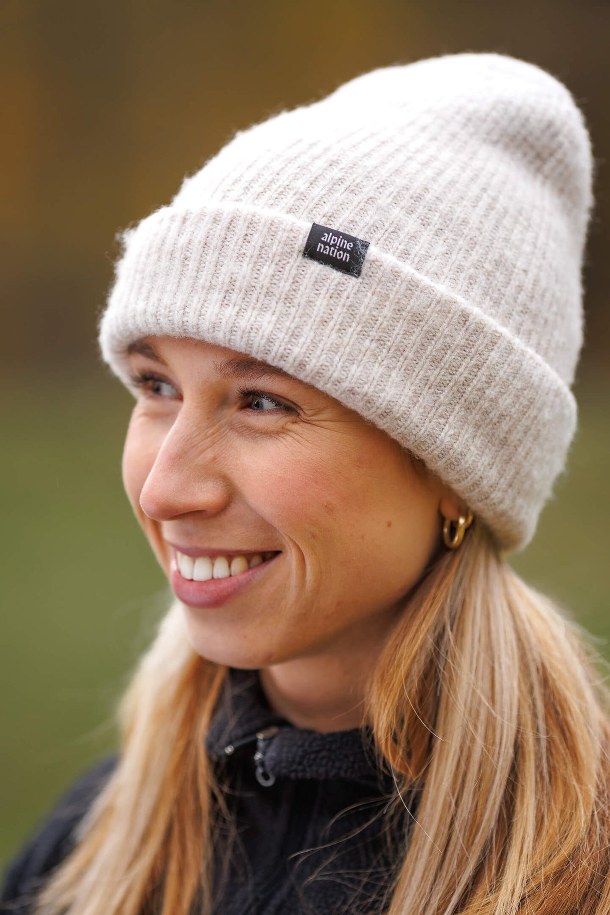 Cosy Cuffed Beanie - Almond