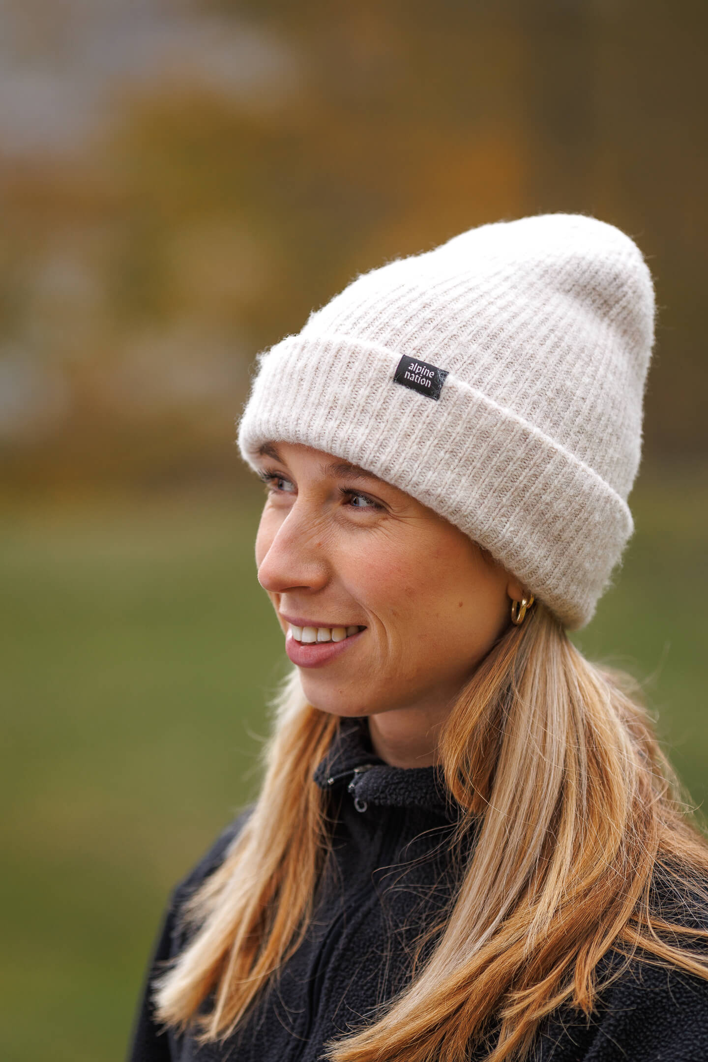 Cosy Cuffed Beanie - Almond