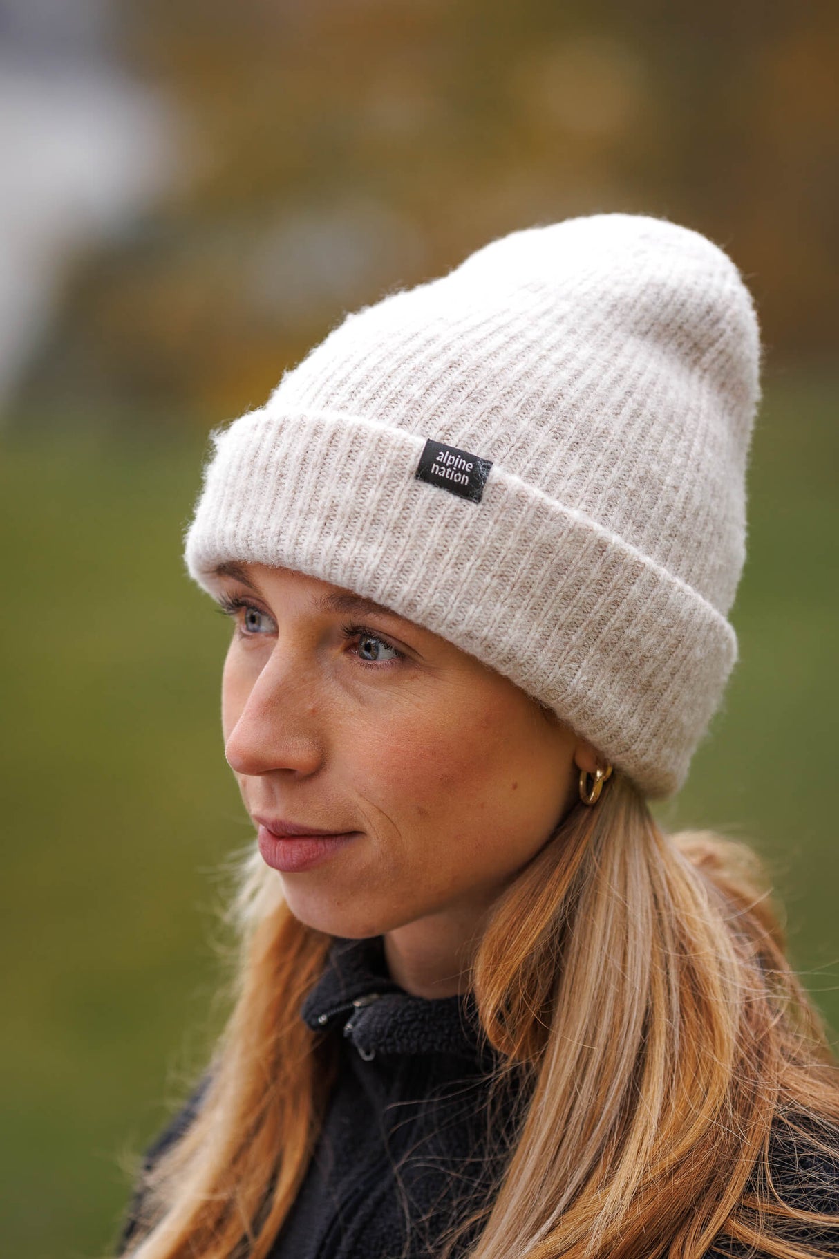 Cosy Cuffed Beanie - Almond