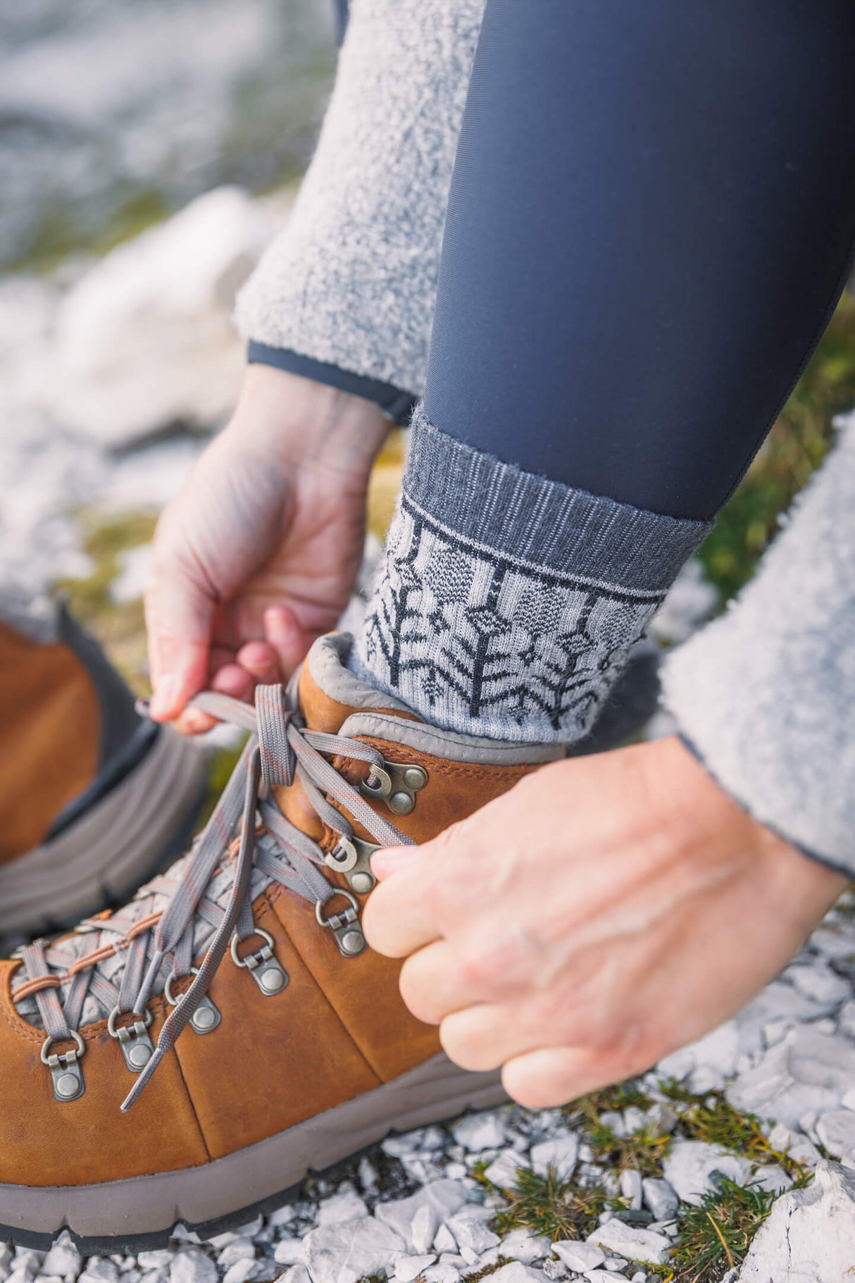 Abisko Merino Socks - Dawn