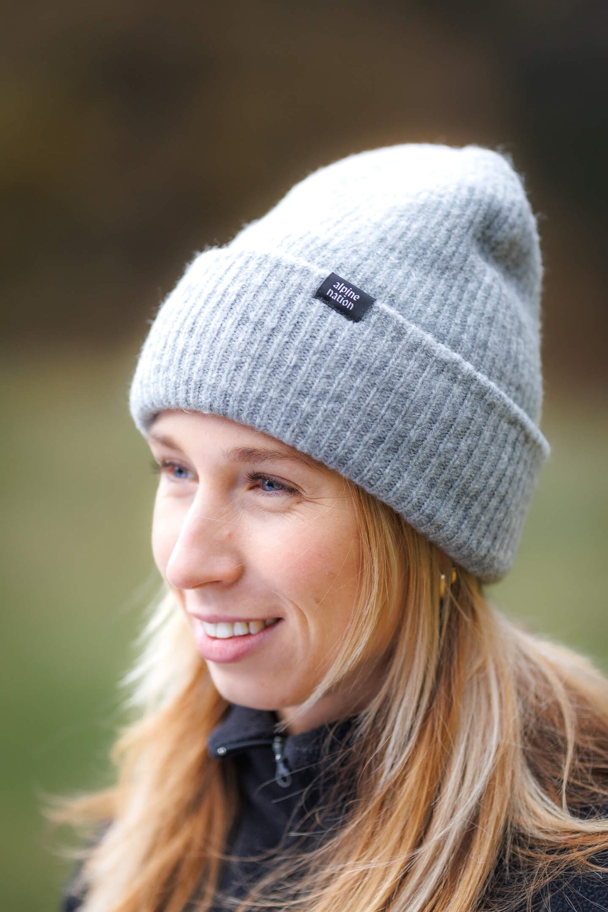 Cosy Cuffed Beanie - Stone Grey