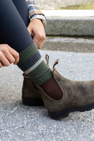 Abisko Merino Socks - Evergreen