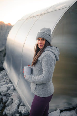 Cosy Cuffed Beanie - Stone Grey