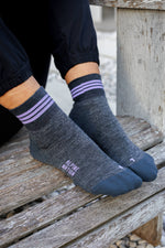 Seceda Light Merino Mid Crew Socks Iris