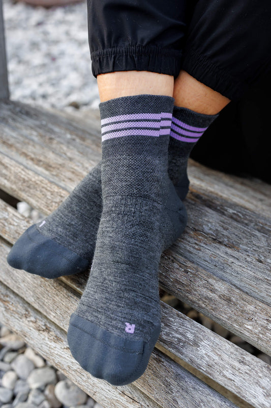 Seceda Light Merino Mid Crew Socks Iris