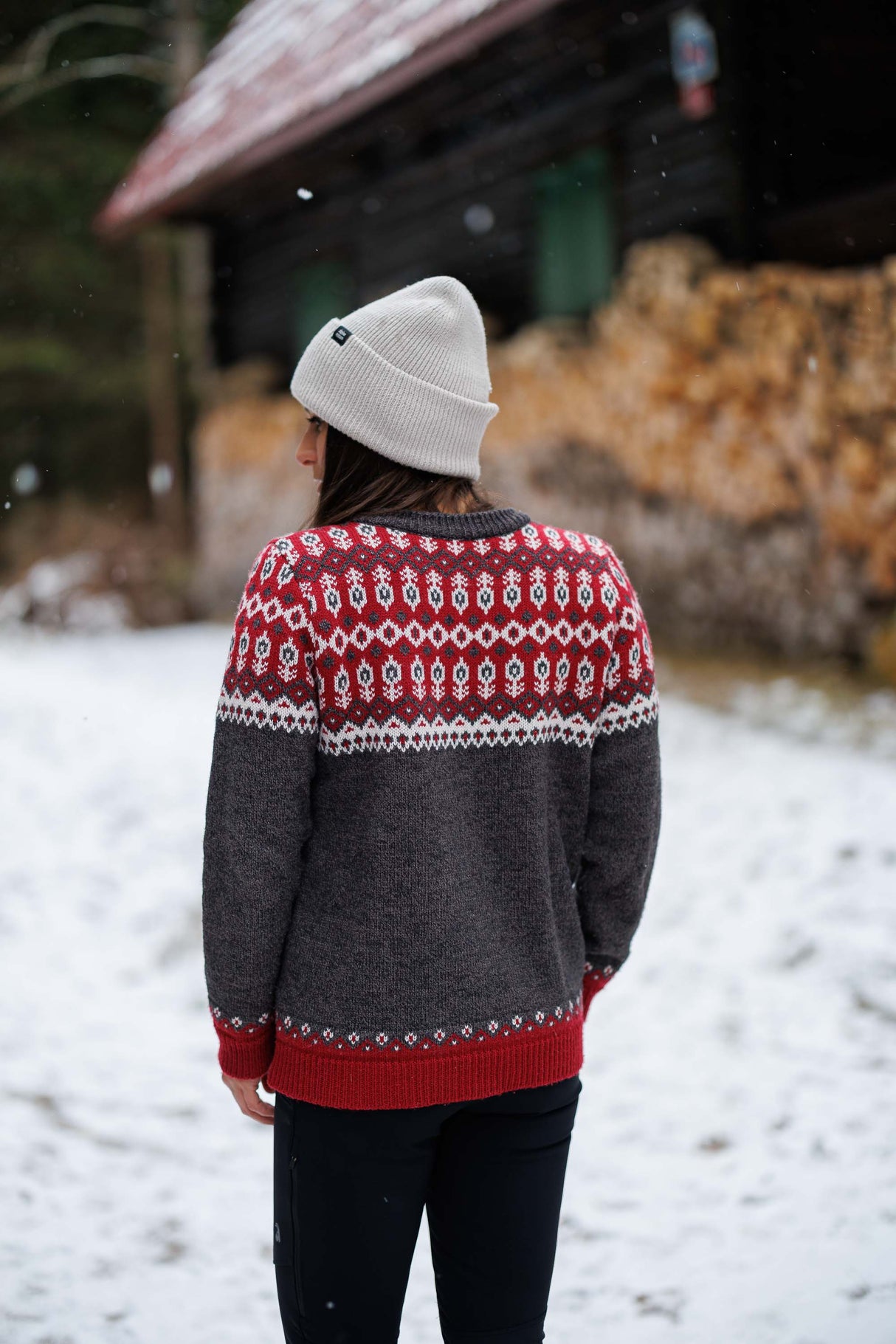 Svalbard Knit Sweater - Winterberry