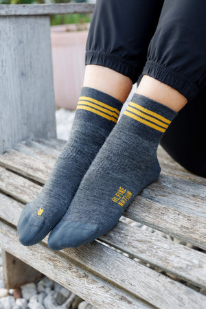 Seceda Light Merino Mid Crew Socks Marigold