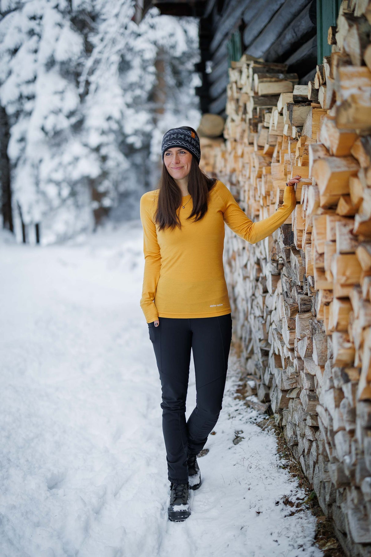 Merino Long Sleeve Tee Dandelion