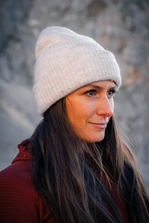 Cosy Cuffed Beanie - Almond