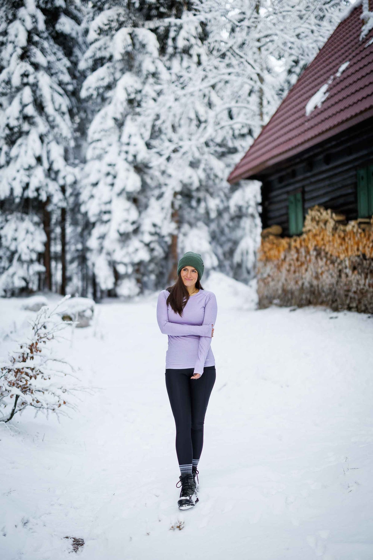 Merino Long Sleeve Tee Lilly