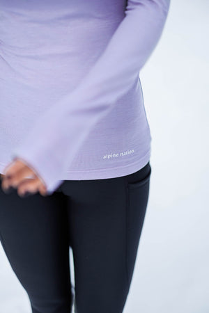 Merino Long Sleeve Tee Lilly