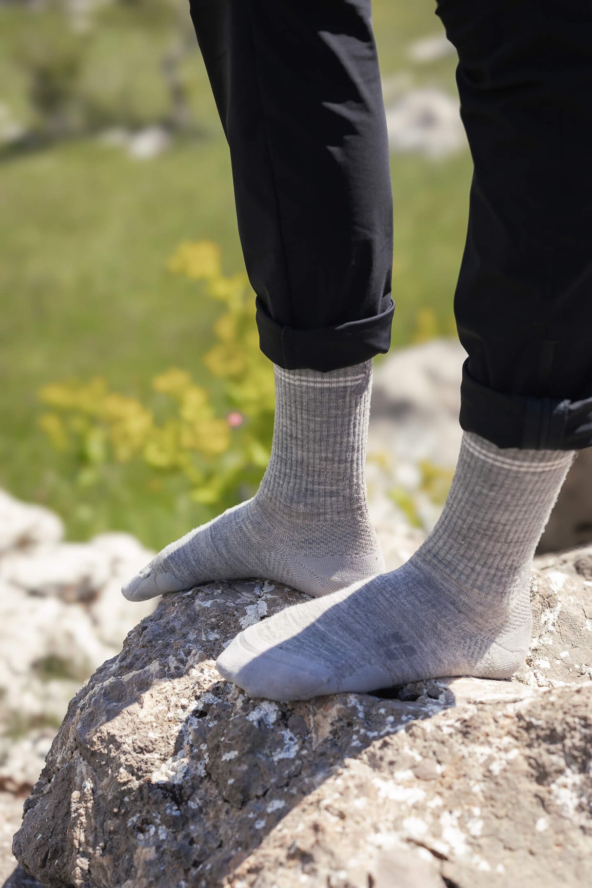 Seceda Light Merino Crew Socks Sand