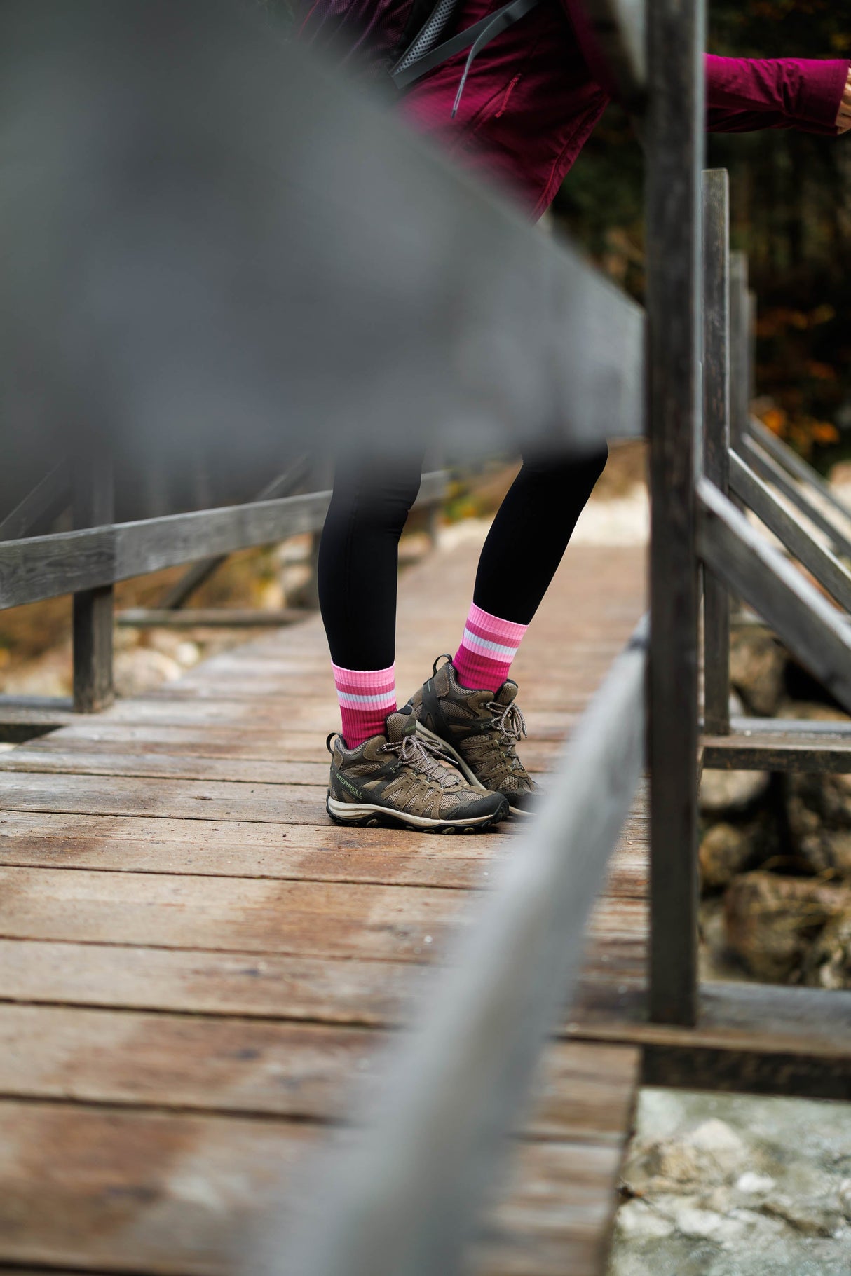 Anda Summit Hike Crew Socks - Sunrise