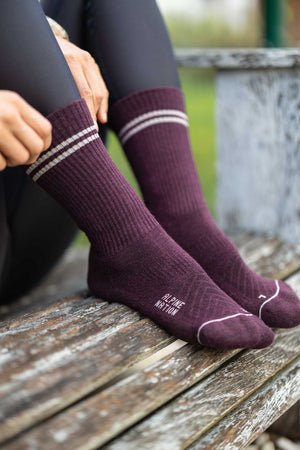 Abisko Merino Socks - Ruby