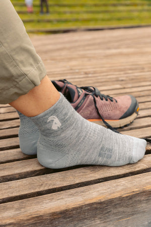 Seceda Light Merino Mid Crew Socks Sand