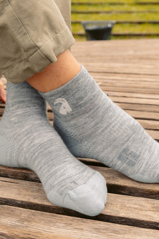 Seceda Light Merino Mid Crew Socks Sand