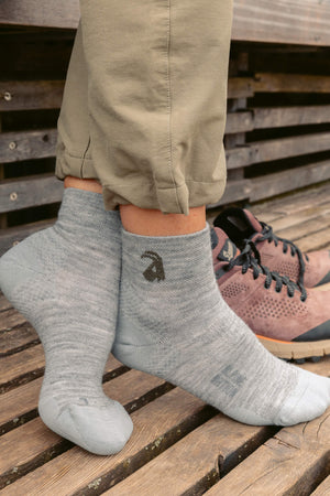 Seceda Light Merino Mid Crew Socks Khaki