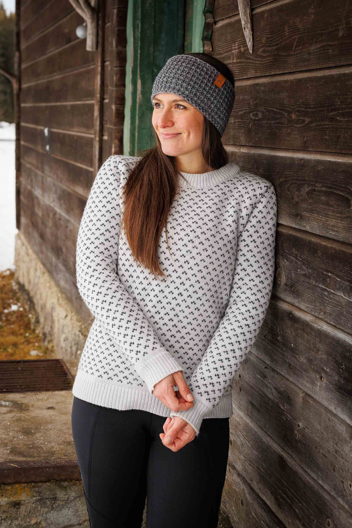 Seceda Knit Sweater - Snowfall