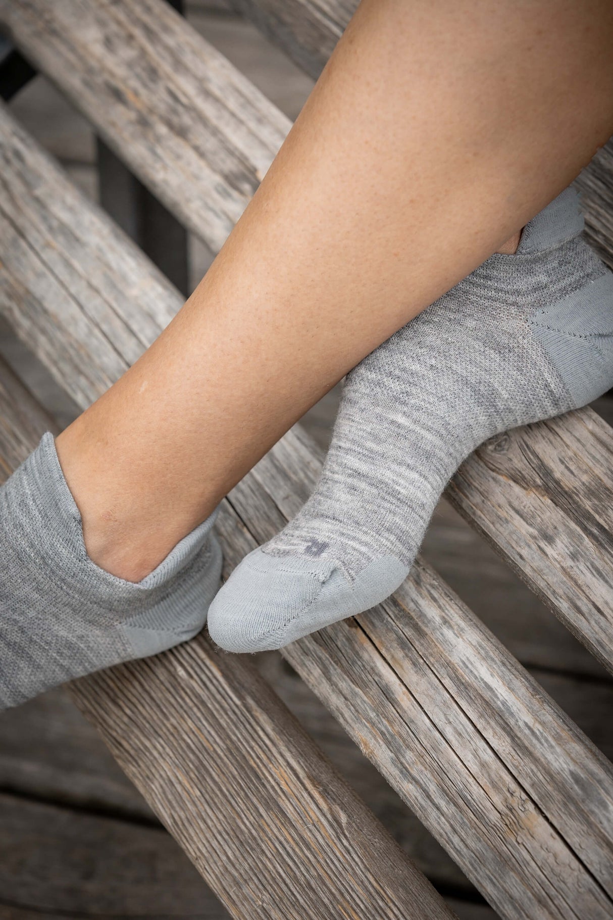 Seceda Light Merino Low Ankle Socks Smoke