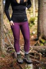 Rise Thermo Pocket Leggings Dark Plum