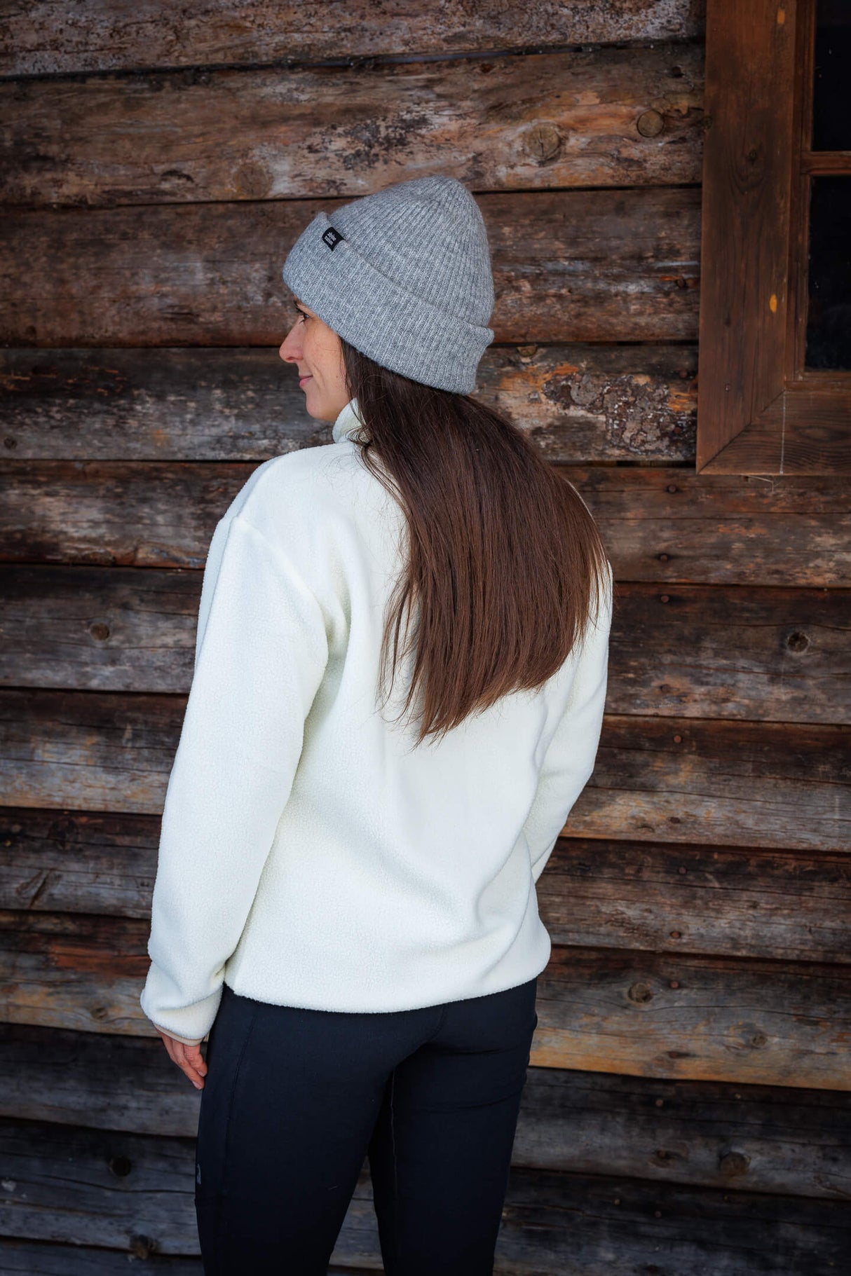 Atlas Fleece Sweater Ivory