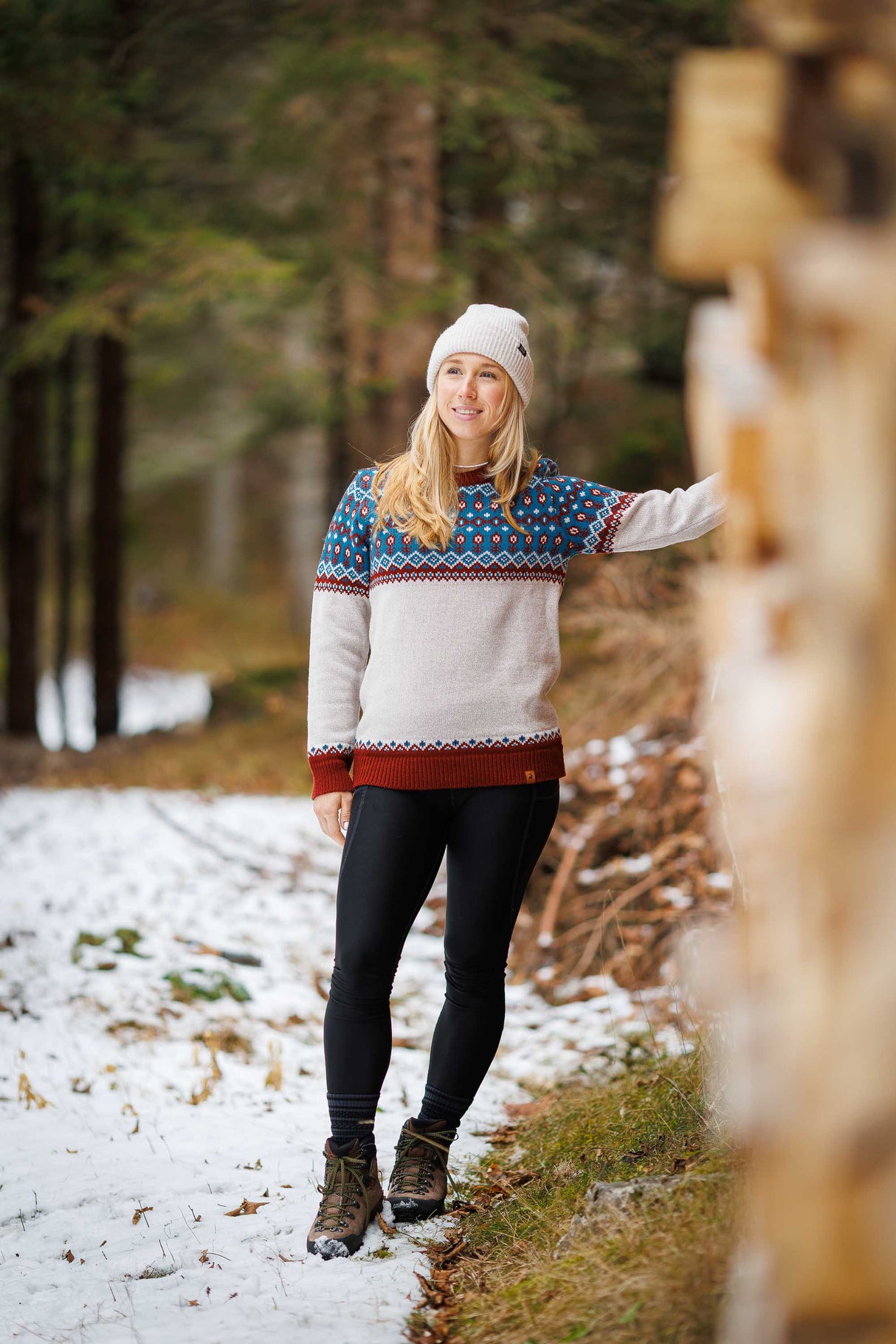 Svalbard Knit Sweater - Arctic Tundra