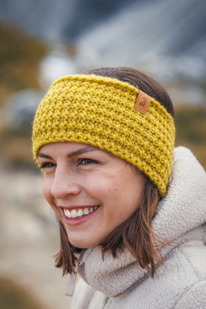 Larch Yellow Knitted Headband