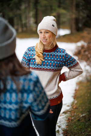 Svalbard Knit Sweater - Arctic Tundra