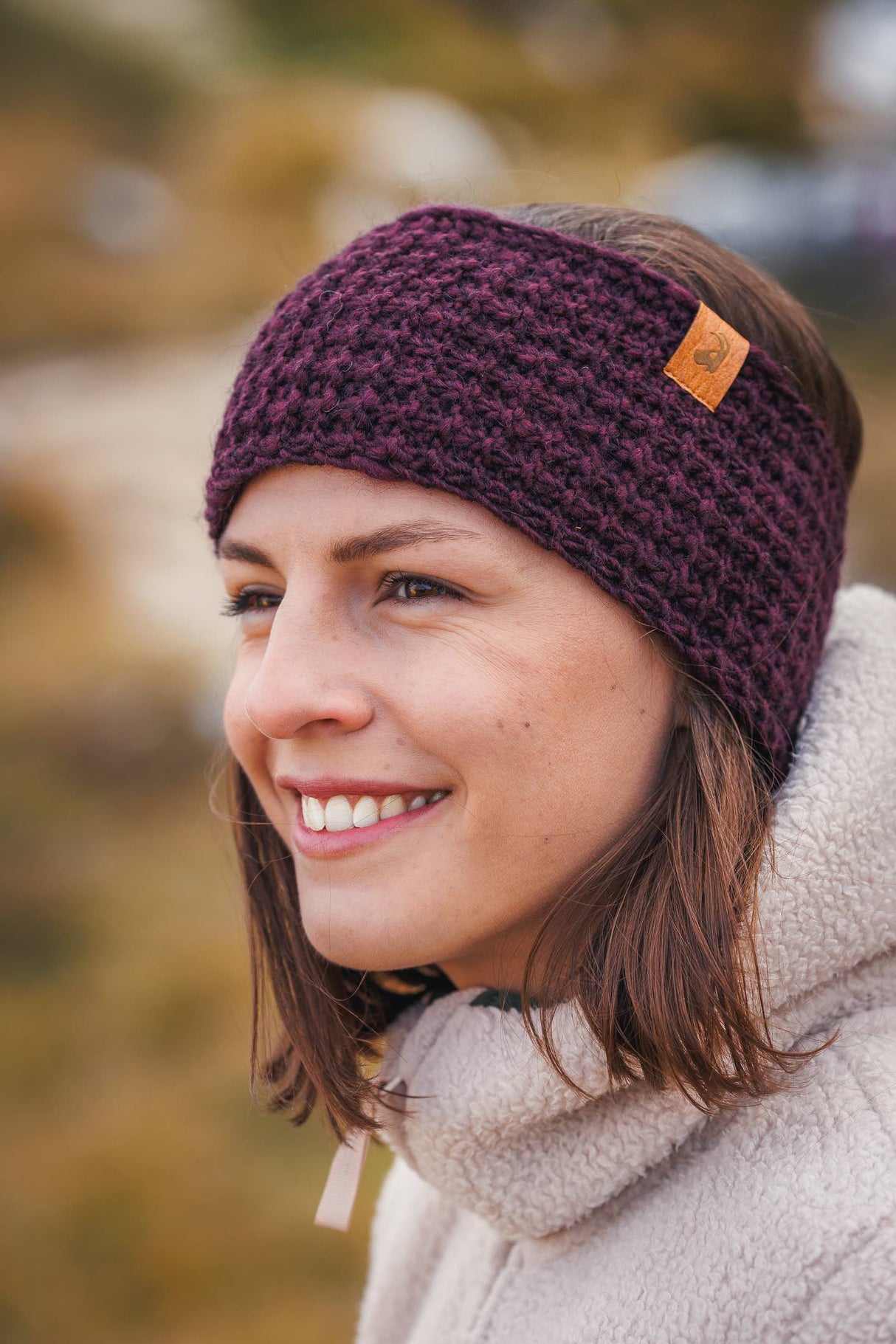 Ruby Red Knitted Headband