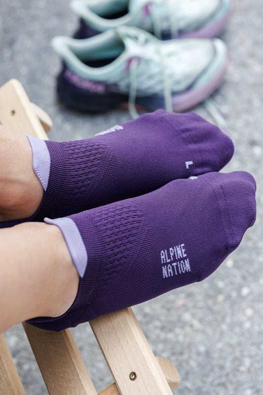 Summit Hike Low Ankle Socks - Violet