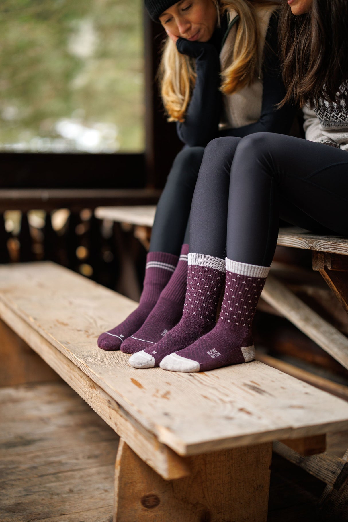 Abisko Merino Socks - Winterberry