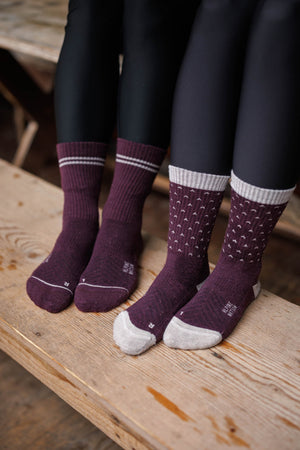 Abisko Merino Socks - Winterberry