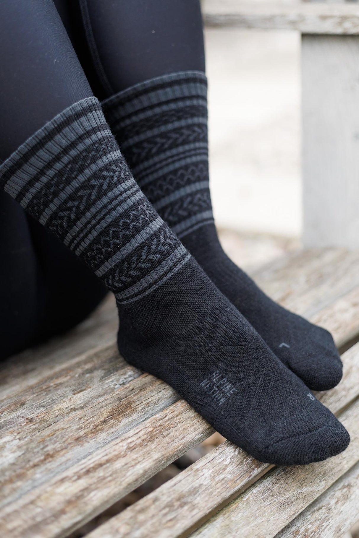 Abisko Merino Socks - Charcoal