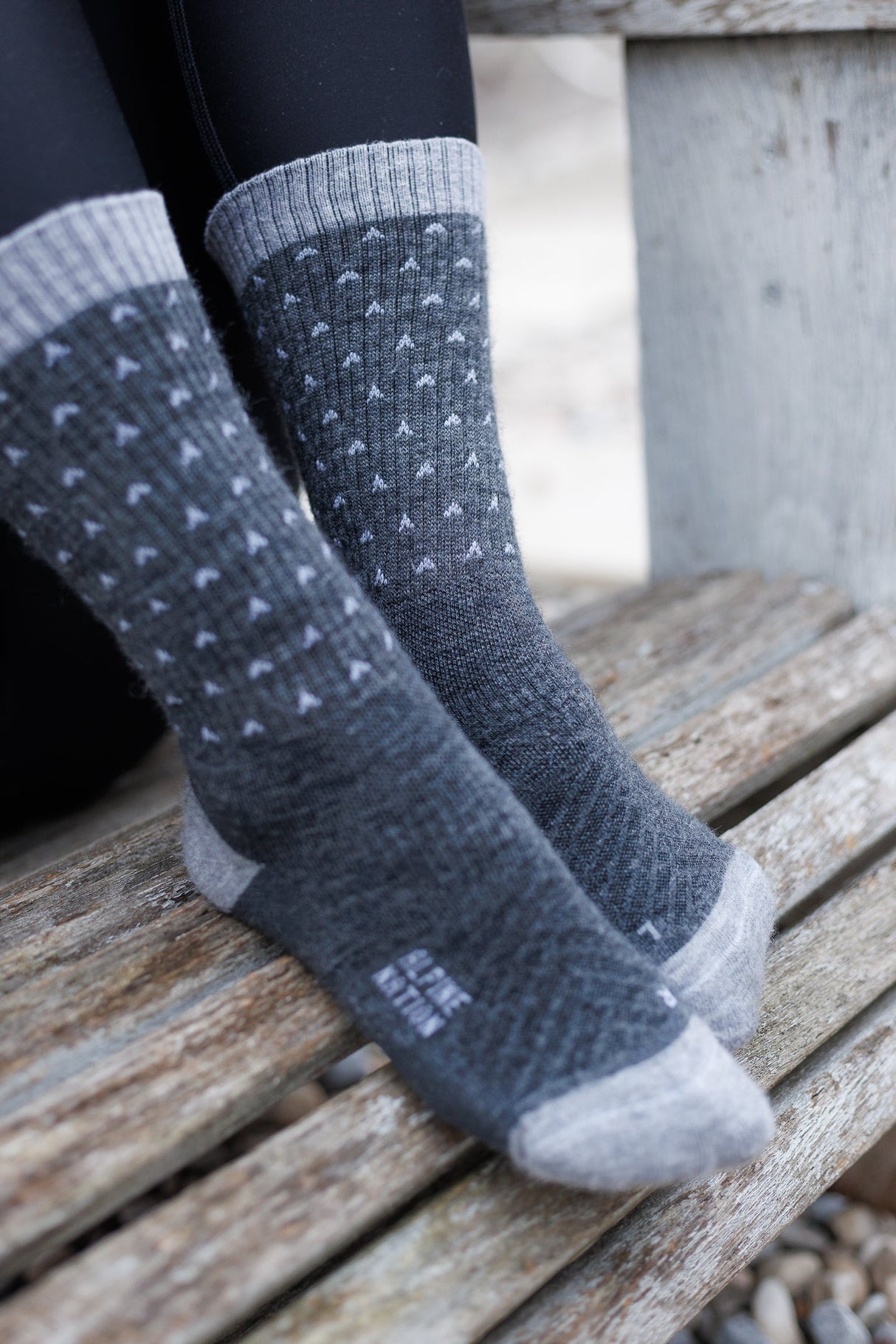 Abisko Merino Socks - Snowflake