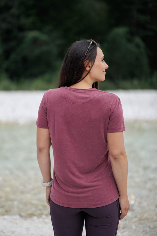 Vagabond T-shirt - Rosewood