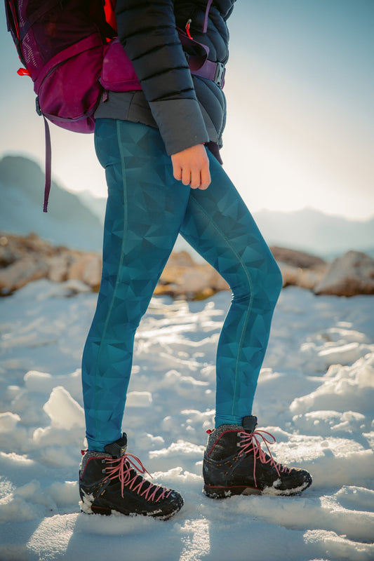 Lets Shine Pack of 2 Winter Wear Woolen/Thermal Leggings for Women & Girls  ( Colour:: Green & Dark Brown )