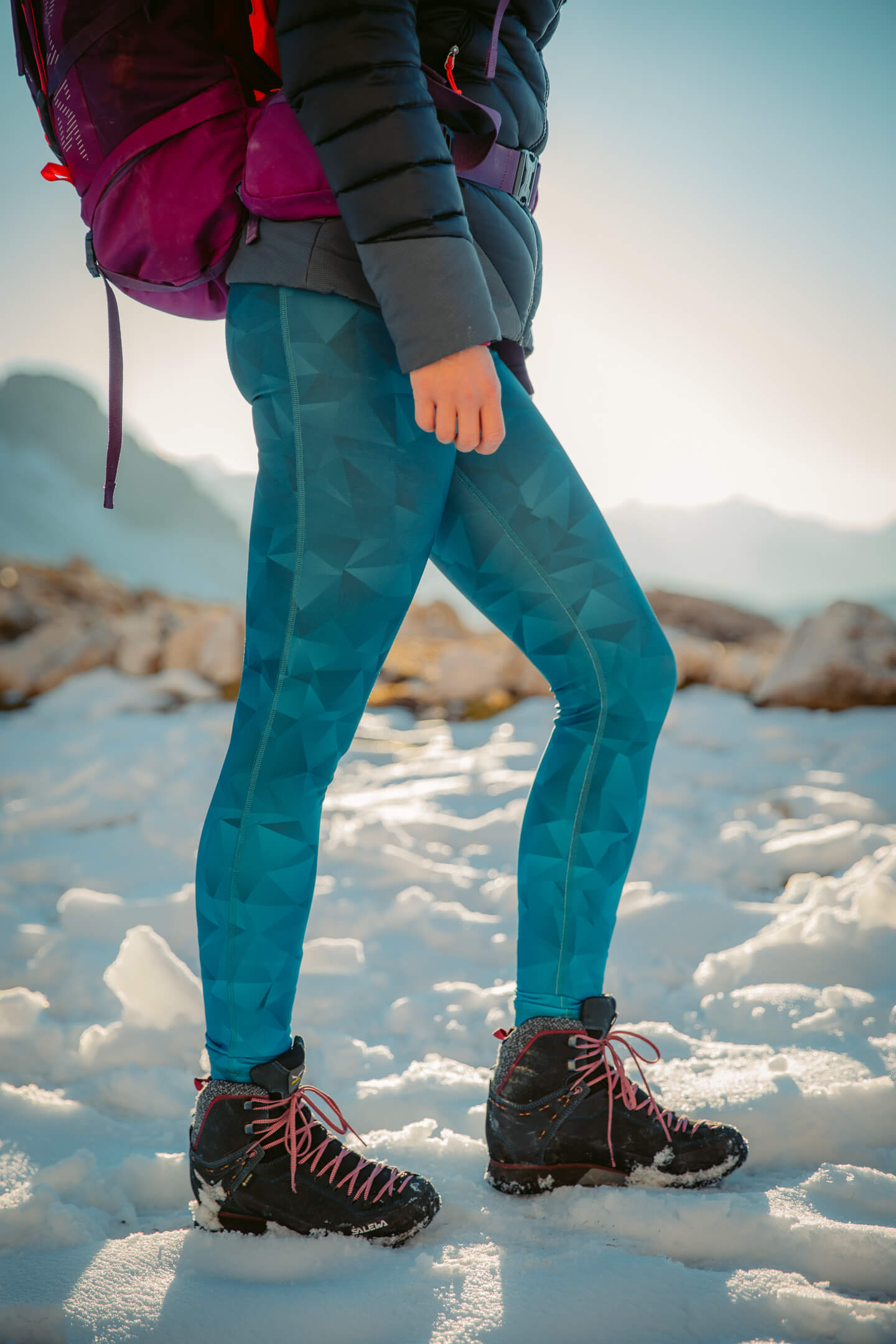Pro Winter Leggings Misty Morning – Alpine Nation Outdoor Clothing