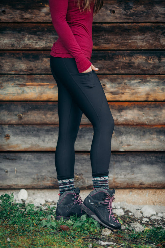 Rise Thermo Pocket Leggings Midnight