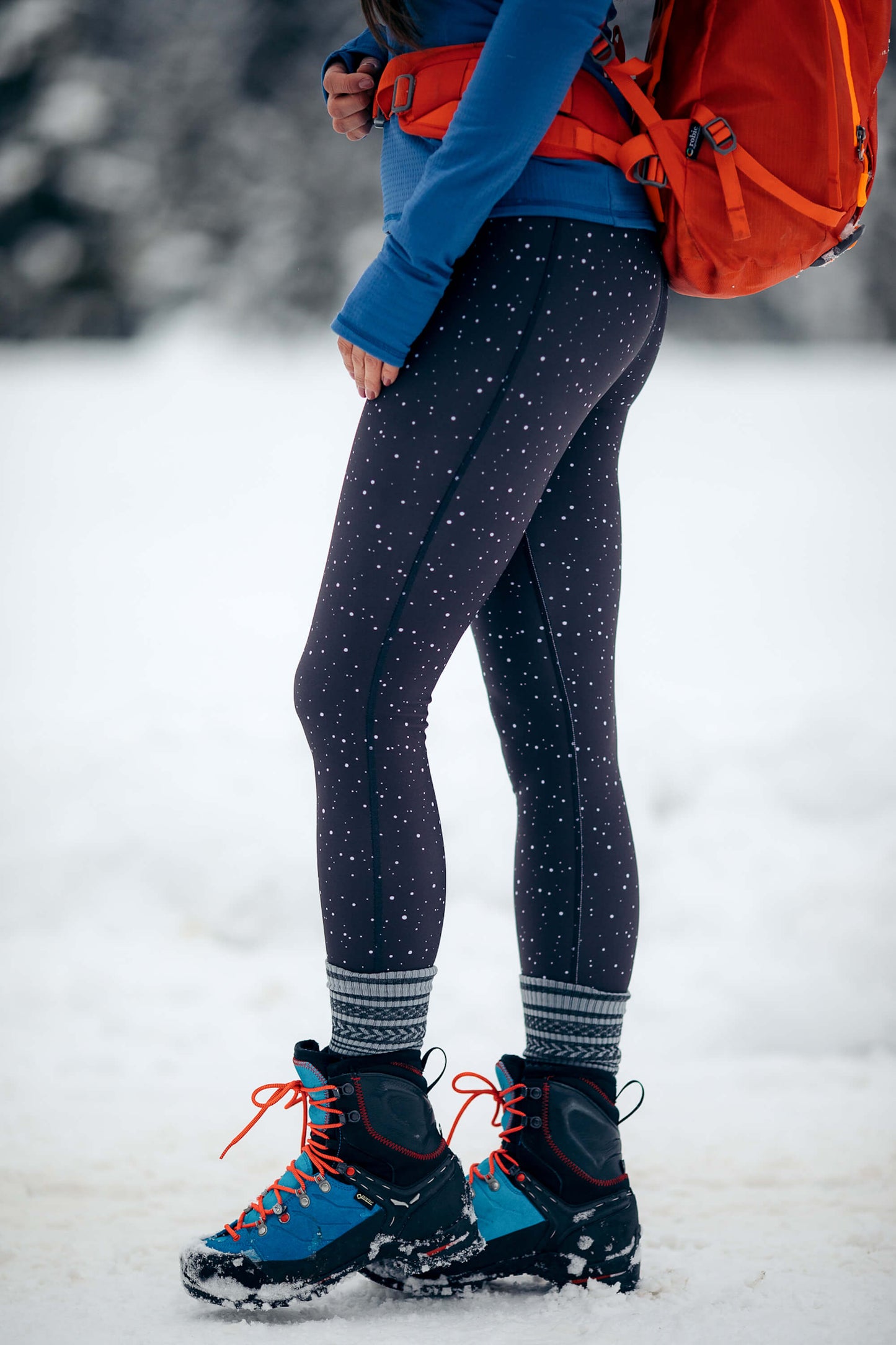 Pro Winter Leggings Midnight Snow – Alpine Nation Outdoor Clothing