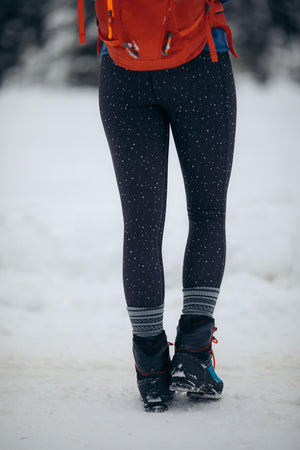 Pro Winter Leggings Midnight Snow - Tall (+7cm)