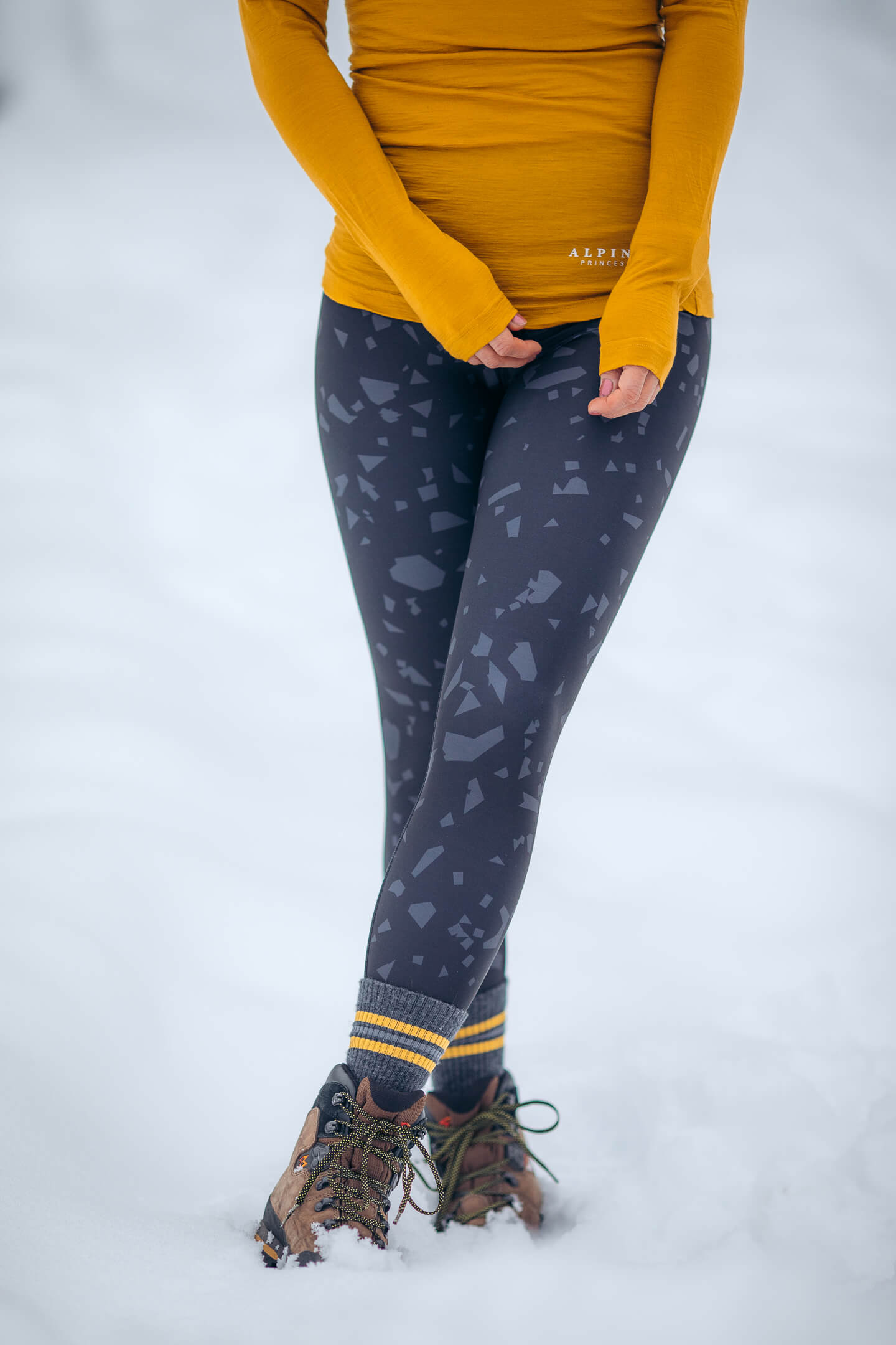Legging woman CEP Compression winter - Baselayers - Anessa Denim