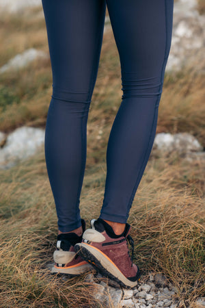 Summit Pocket Leggings Steel Blue