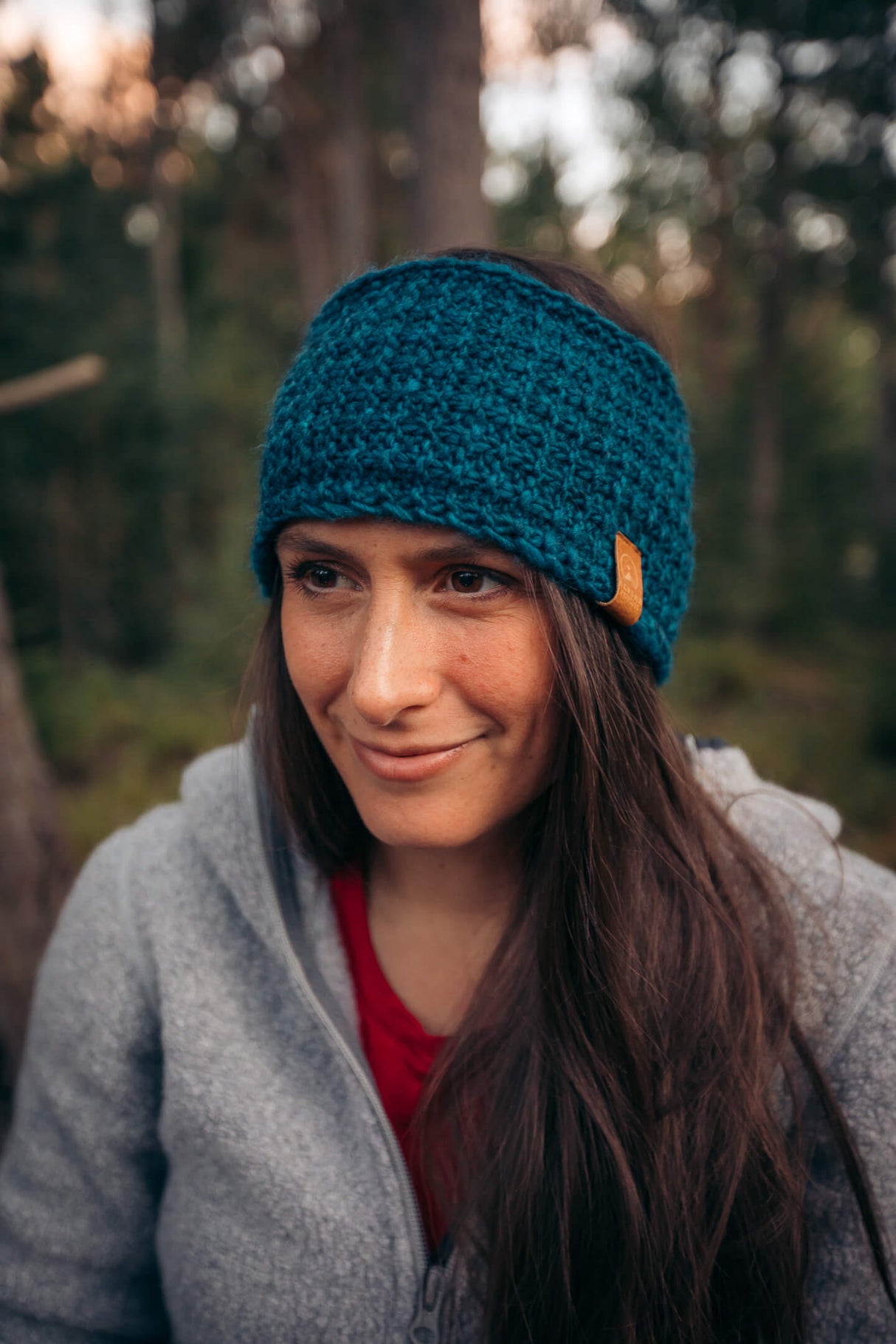 Moraine Blue Knitted Headband