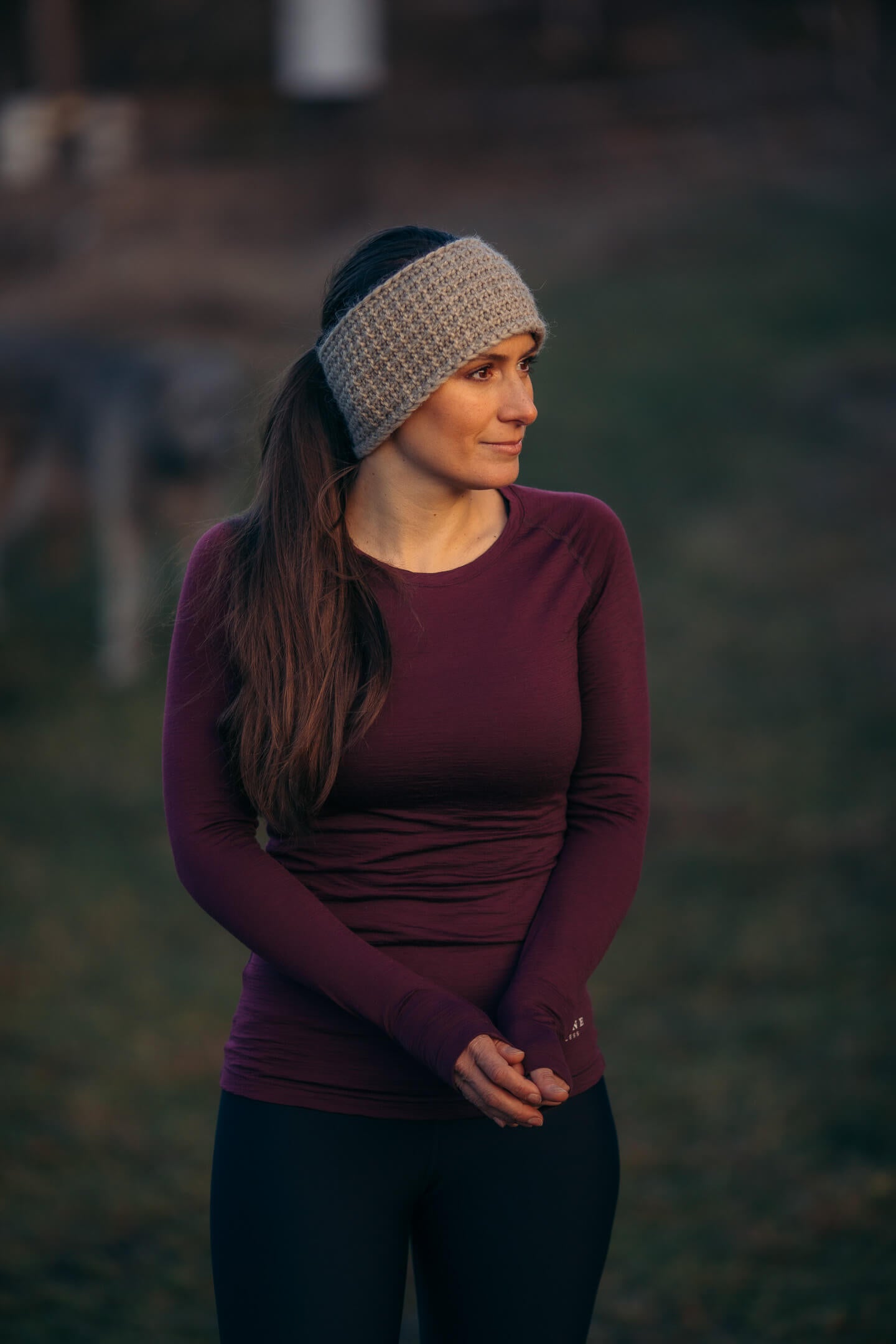 Sand Knitted Headband