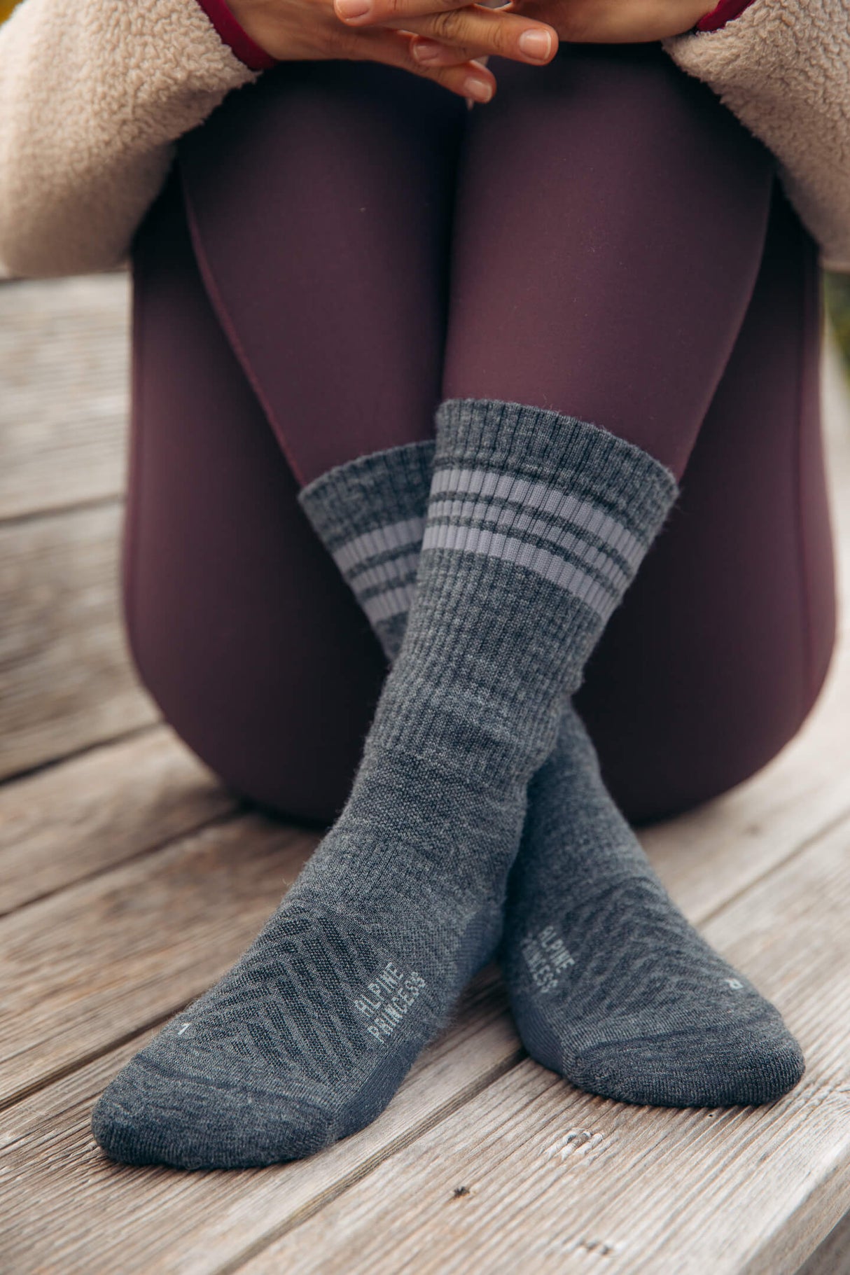 Abisko Merino Socks - Slate