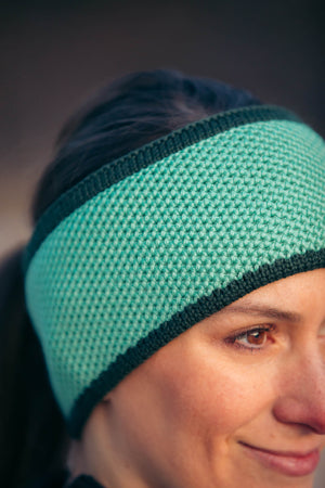 Mint Green Knitted Headband