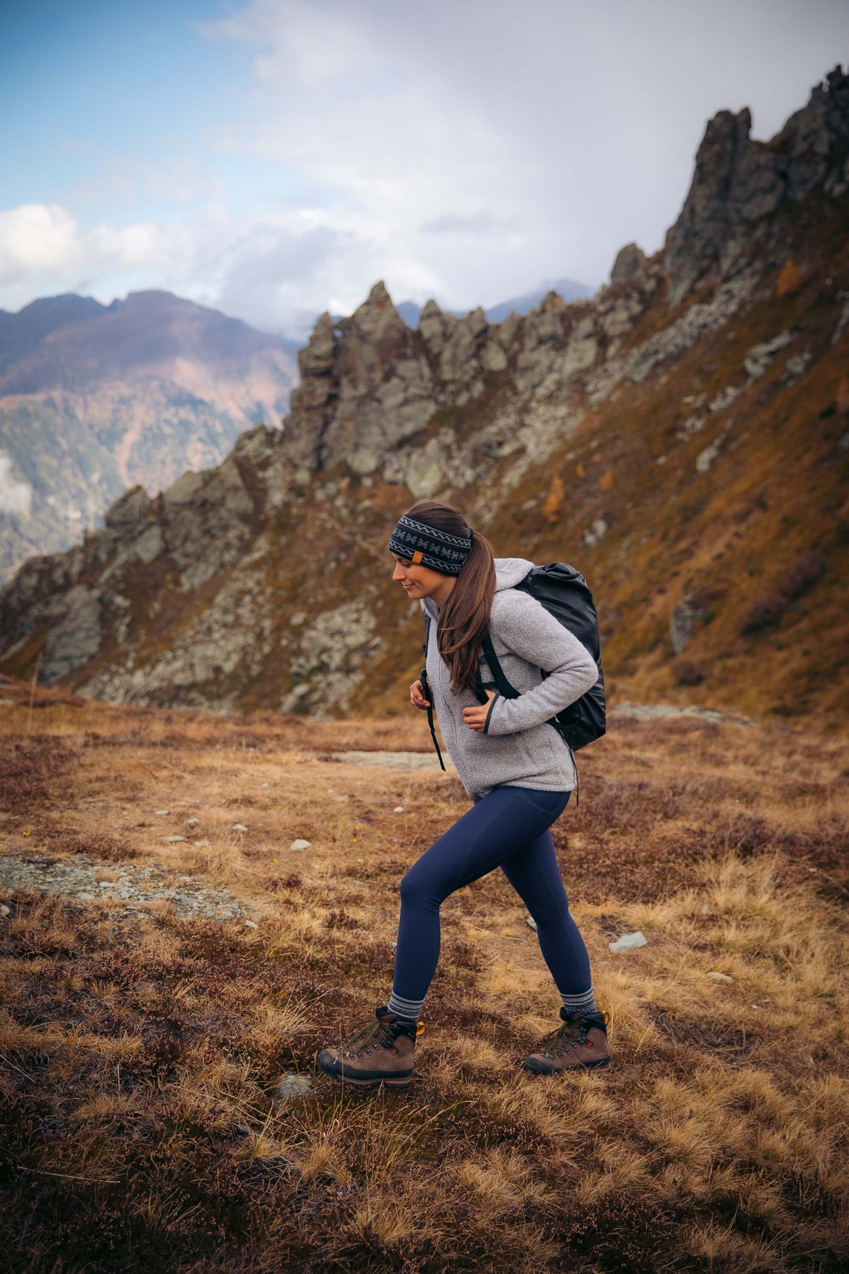 Summit Pocket Leggings Night Blue